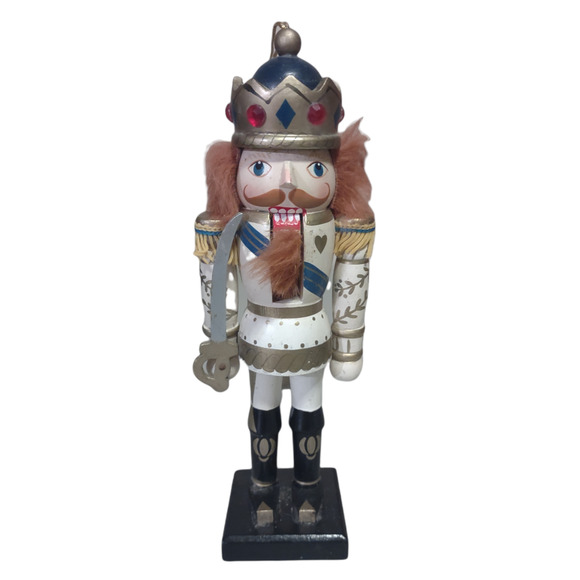 Vintage American Greetings Nutcracker Stand Up Ornament 8"L - Picture 1 of 3